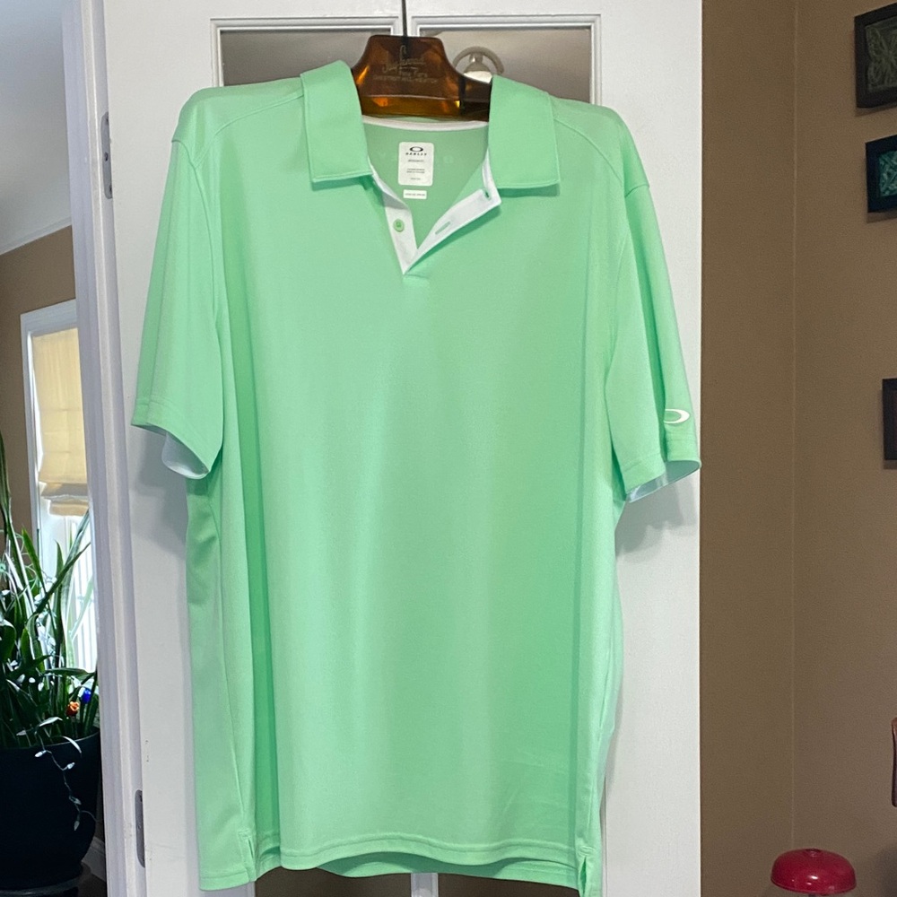 Oakley Light Green Polo Shirt